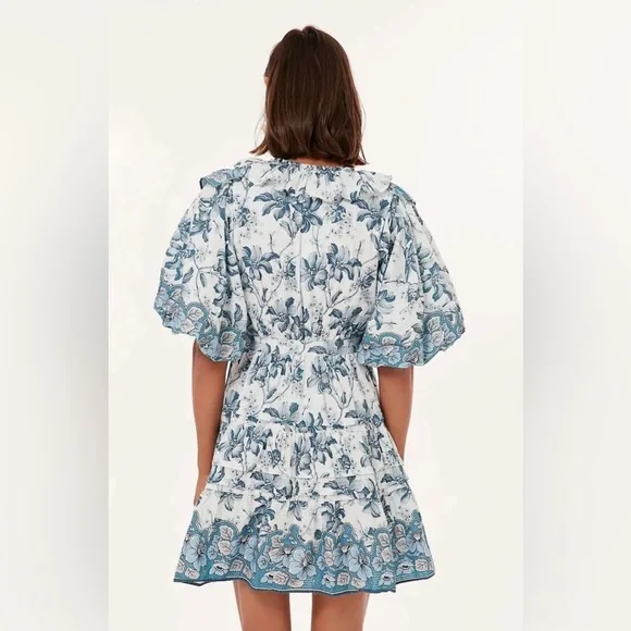 Love The Label REMY DRESS- BERYL BLUE - Picture 2 of 5